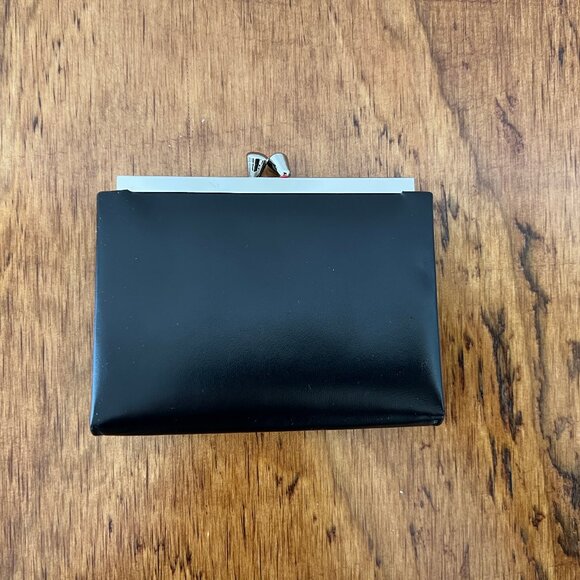 Ledorna Black Leather Wallet, Tri-fold with Irish Setter on Front NWOTS - Picture 6 of 10